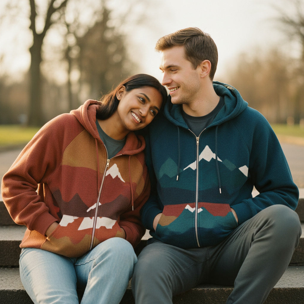 Unisex Zip Hoodies - Full Zip-Up Hoodies