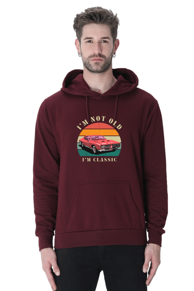 Vintage Car Design Hoodie – Retro, Stylish, and Comfortable Casual Wear