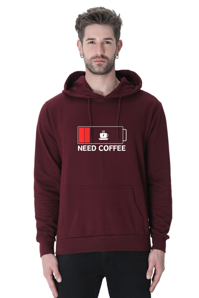 "Need Coffee" Hoodie – Bold and Comfortable Coffee Lover's Design