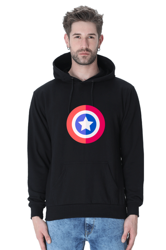 Captain America Shield Hoodie – Iconic, Stylish, and Comfortable