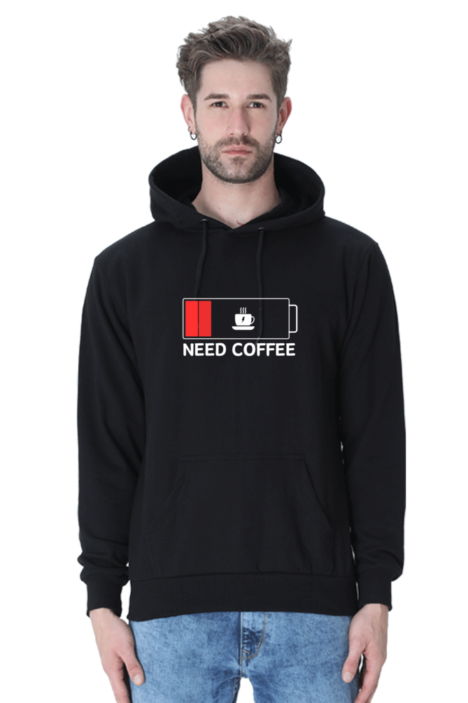 "Need Coffee" Hoodie – Bold and Comfortable Coffee Lover's Design