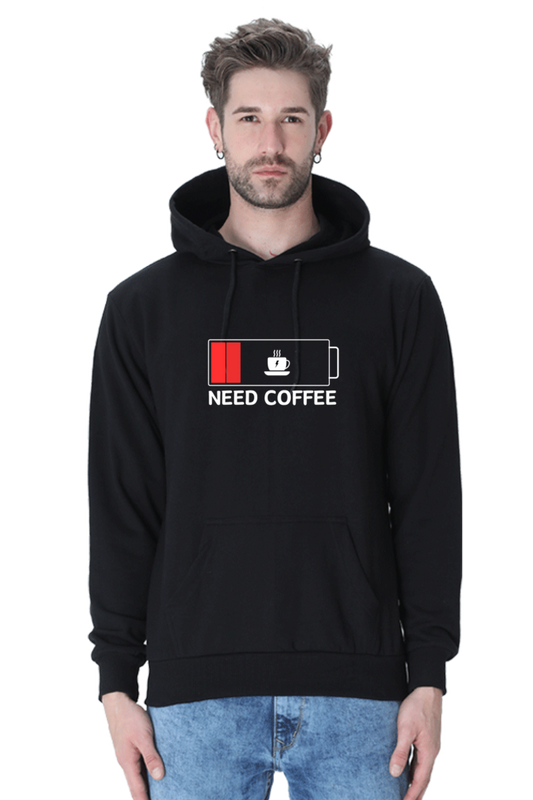 "Need Coffee" Hoodie – Bold and Comfortable Coffee Lover's Design