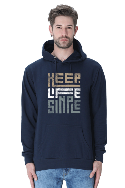 "Keep Life Simple" Hoodie – Comfortable, Stylish, and Motivational