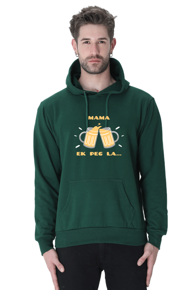 "Mama Ek Peg La..." Hoodie – Fun, Bold, and Comfortable Design