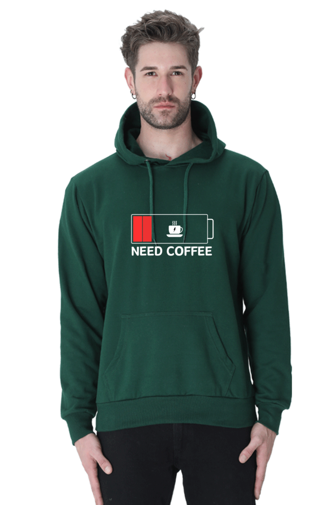 "Need Coffee" Hoodie – Bold and Comfortable Coffee Lover's Design