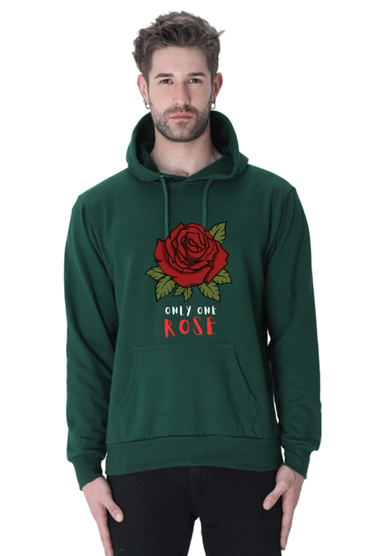 Elegant Rose Design Hoodie – Soft, Stylish, and Comfortable