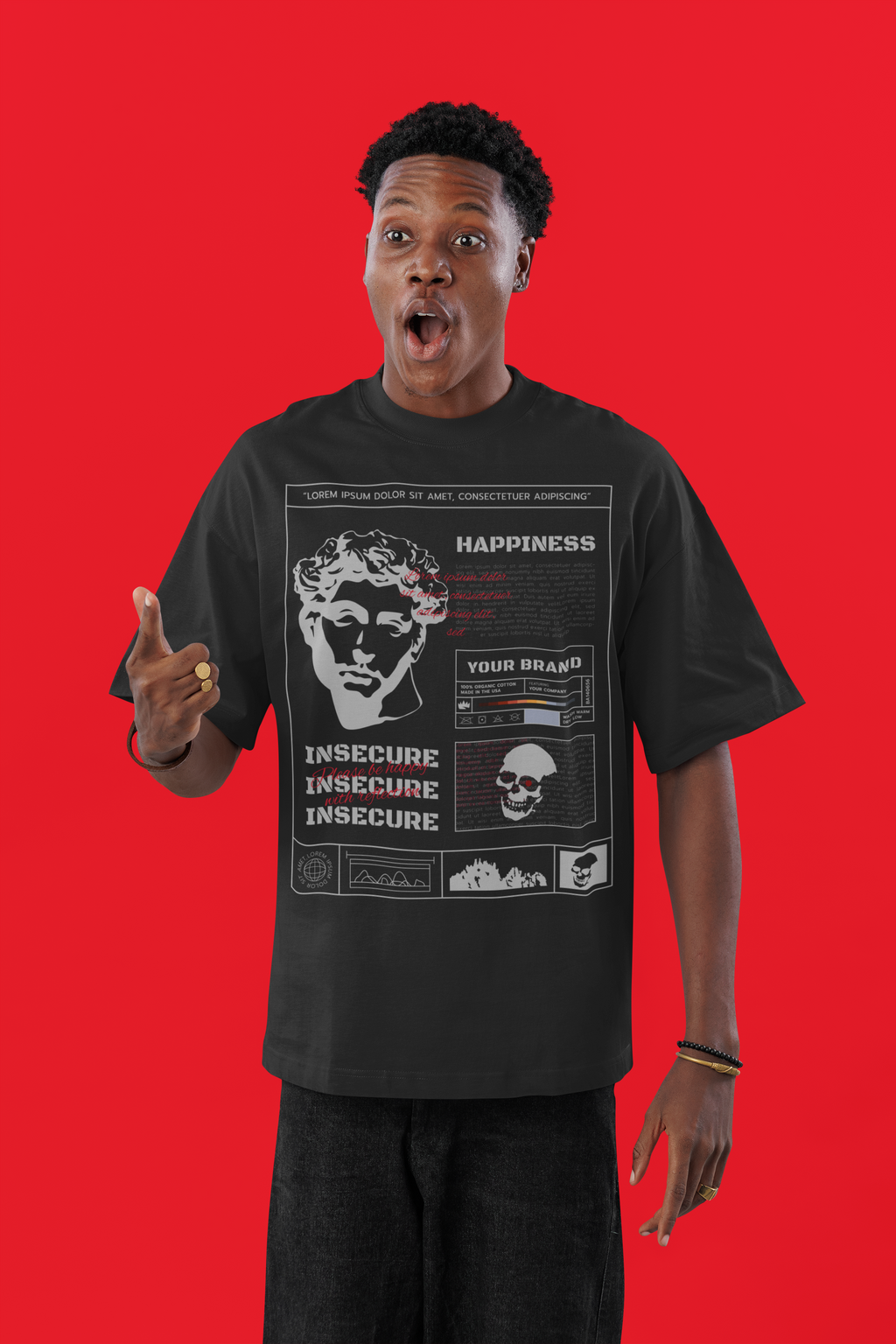 "Statue of Liberty" Oversized Standard Tee