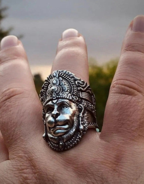 Hanuman Ring Sterling Silver